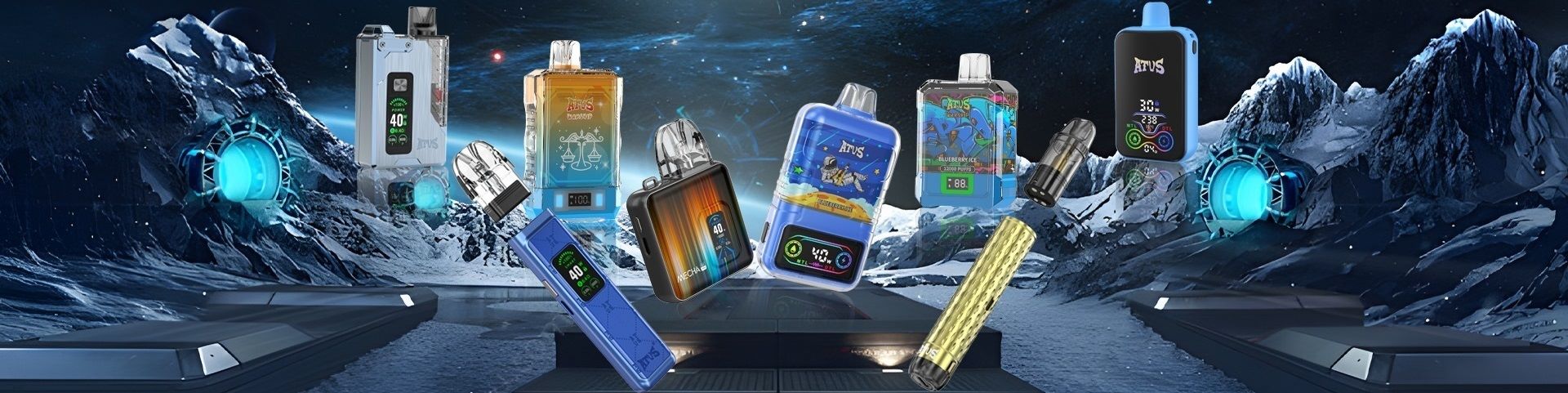 ATVS Vape Ireland | Disposable Vape Refillable Pods kit 25000, 30000, 40000, 45000Puffs with best price