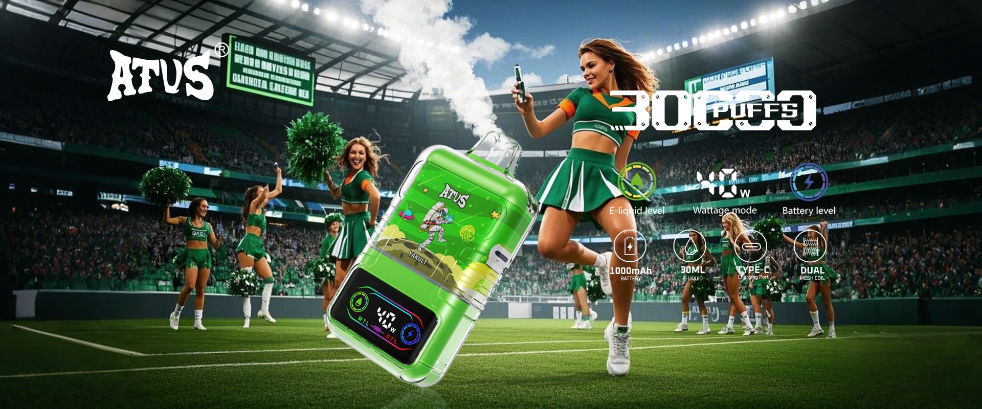 ATVS Vape Ireland | Disposable Vape Refillable Pods kit 25000, 30000, 40000, 45000Puffs with best price
