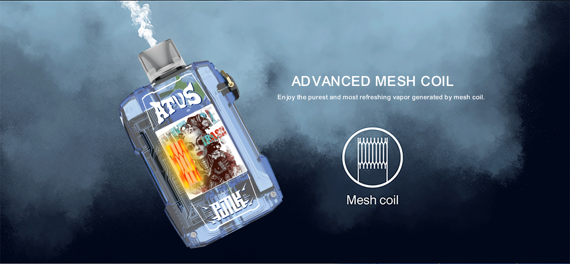 7000 Puffs Vape with rechargeable and adjustable airflow 10ml Custom Packaging Private Label Accepted ATVS EU Stock fast ship disposable pod