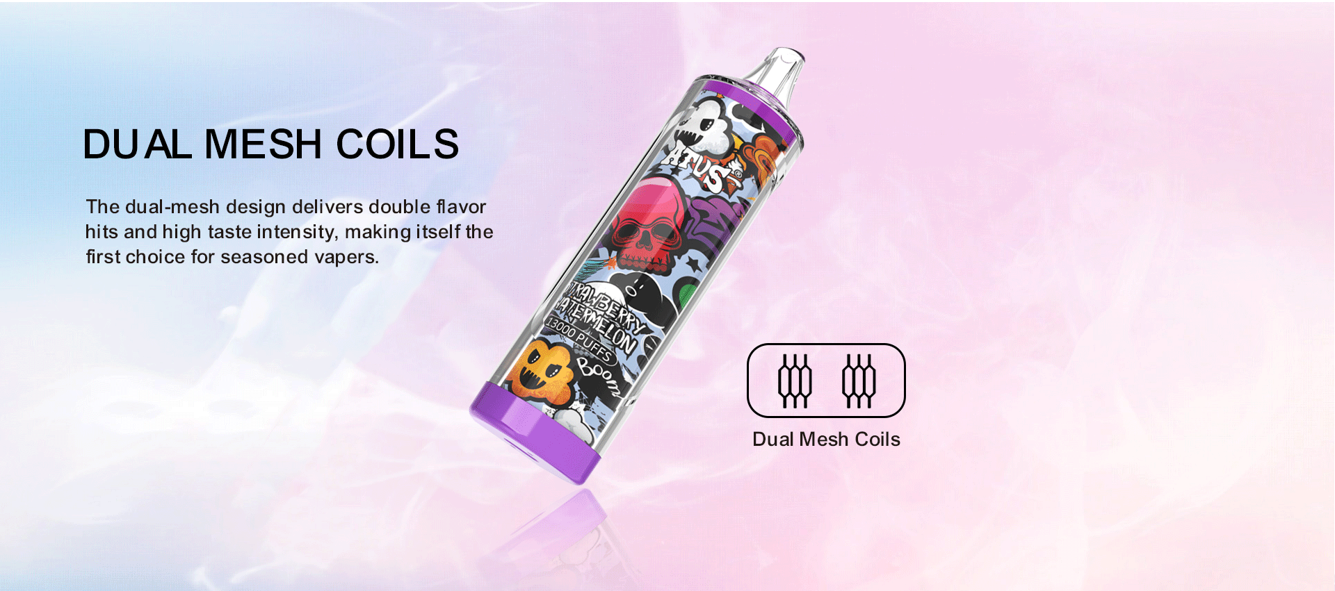 13000 Puffs Disposable Vape with rechargeable Portable Custom 600mAh High Output Disposable Vape Featuring
