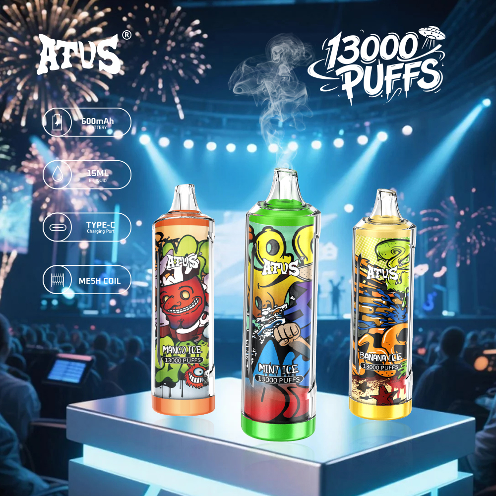 13000 Puffs Disposable Vape with rechargeable Portable Custom 600mAh High Output Disposable Vape Featuring