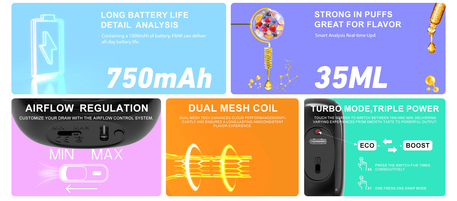 45000 puff Fruit Flavor Disposable Vape 750mAh Battery Vape 30K Puff